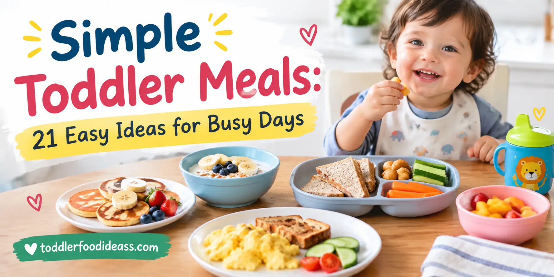 Simple Toddler Meals: 21 Easy Ideas for Busy Days Simple Toddler Meals: 21 Easy Ideas for Busy Days