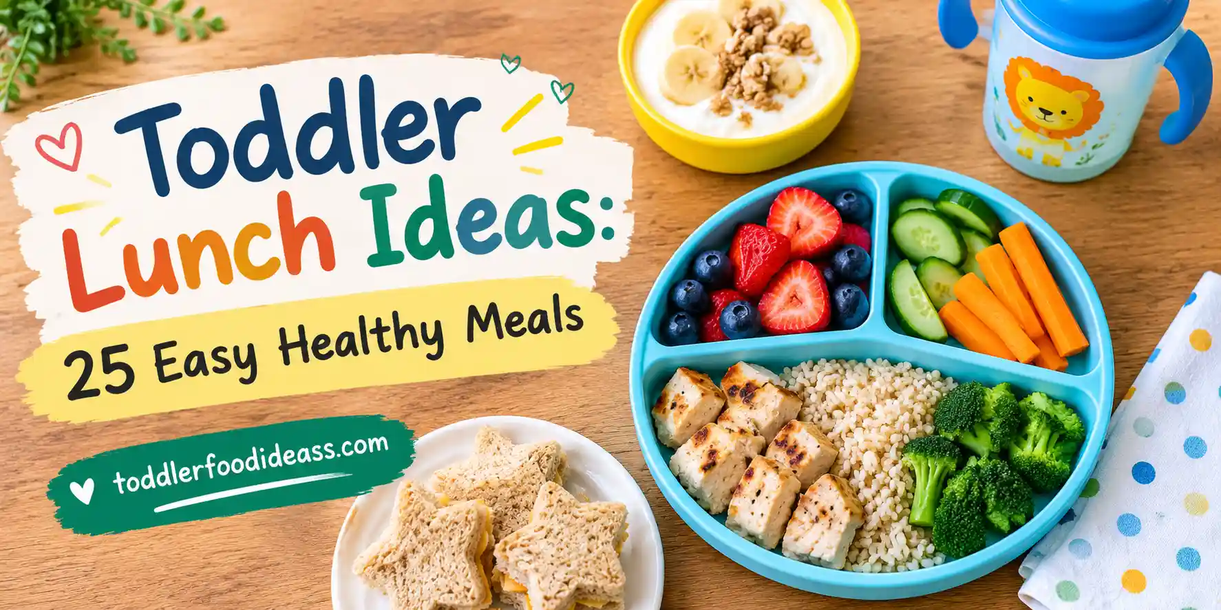 Toddler Lunch Ideas: 25 Easy Healthy Meals Toddler Lunch Ideas 25 Easy Healthy Meals